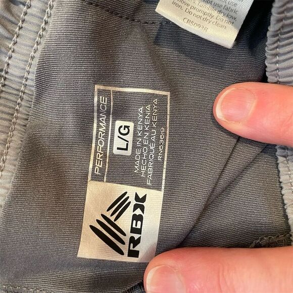 RBX Women's Gray Athletic Shorts Size L Running Exercise Casual - Picture 7 of 9